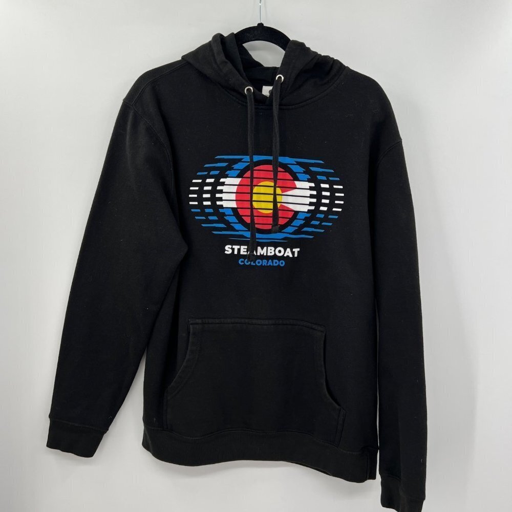 Coastal Classics hoodie sweatshirt Women's Black Steamboat Long Sleeve Sweatshir